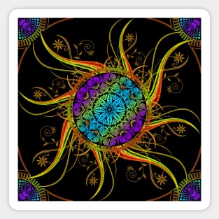 Colorful mandala Magnet